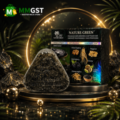 Nature Green Black Ganoderma Hair Darkening Soap