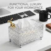 Tissue Box with Storage Tray