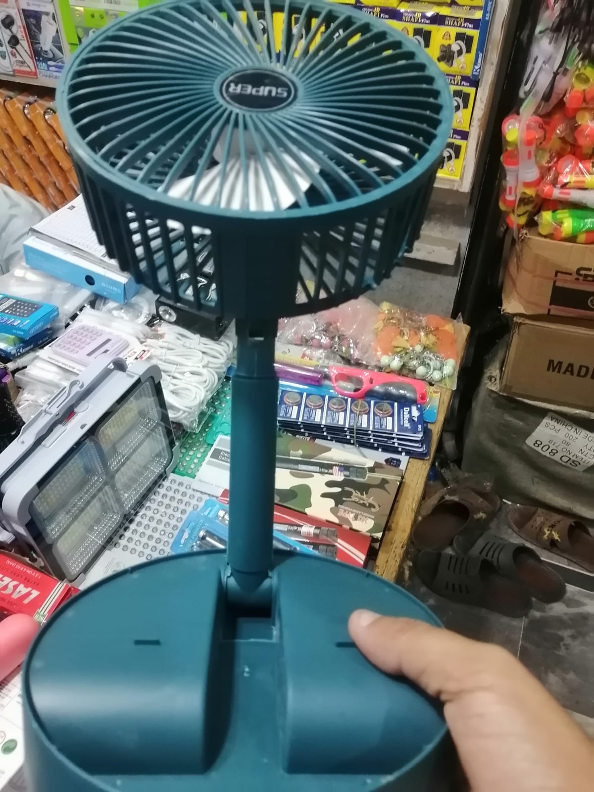 Rechargeable - Portable Telescopic Folding Fan
