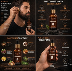 BONITO Men Beard And Mustache Serum