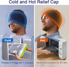 Migraine Pain Relief Wearable Hot Cold Therapy Therapy (Random Color)