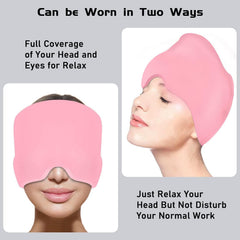Migraine Pain Relief Wearable Hot Cold Therapy Therapy (Random Color)