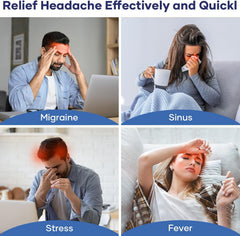 Migraine Pain Relief Wearable Hot Cold Therapy Therapy (Random Color)