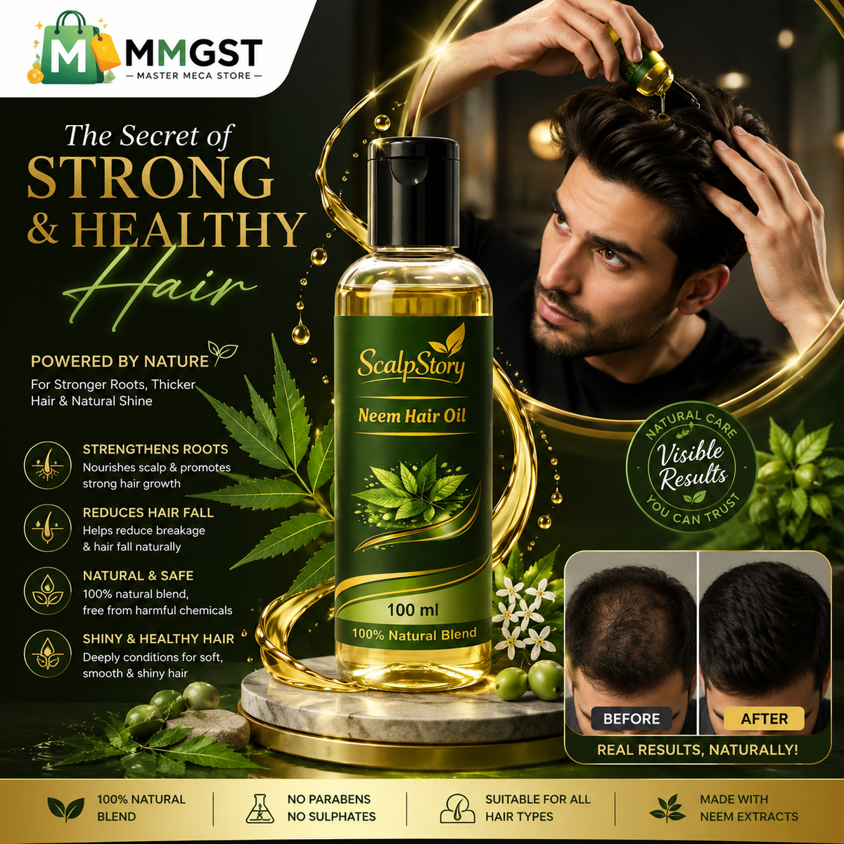 Neem Hair Oil Anti-Dandruff