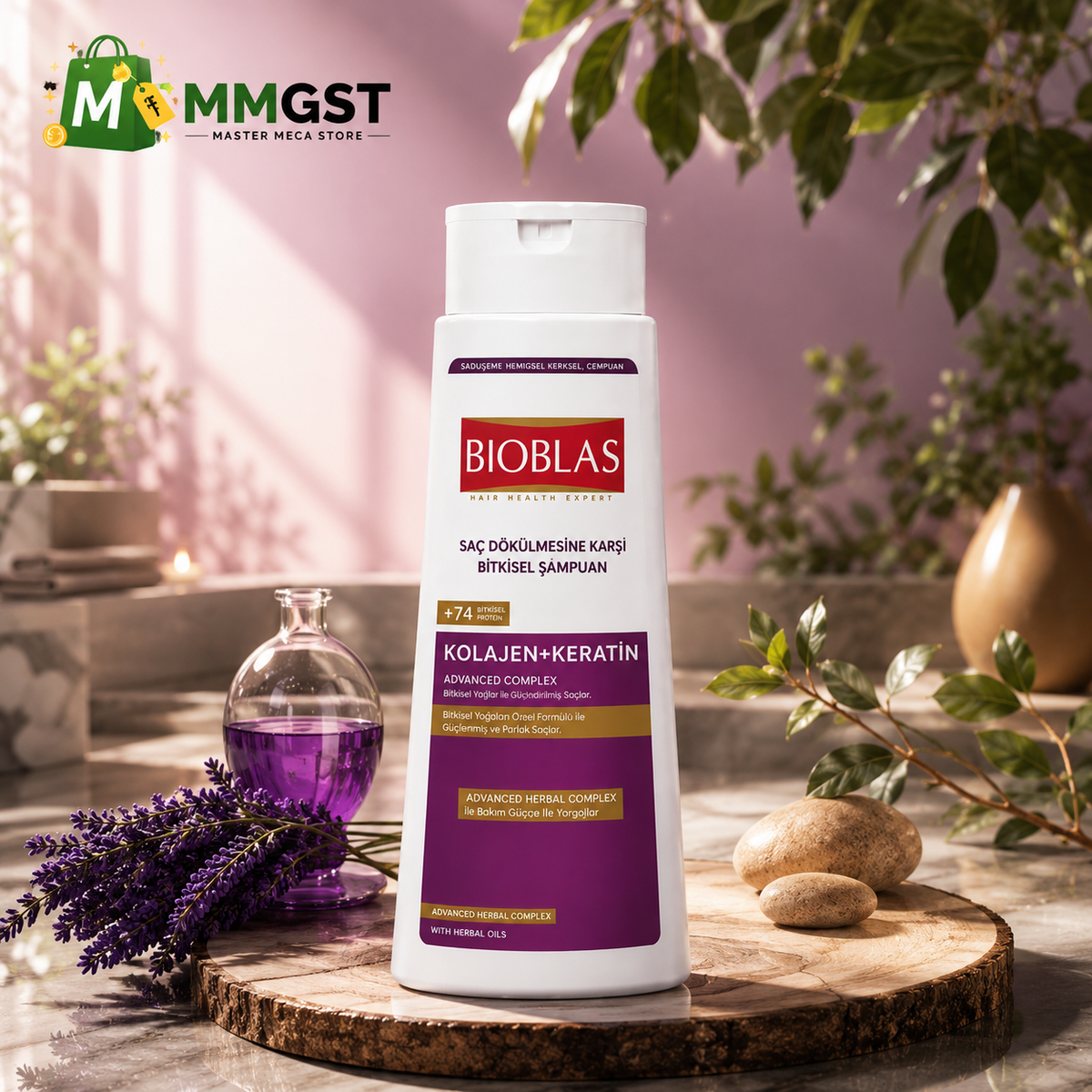 Bioblas Collagen + Keratin Hair Loss Herbal Shampoo