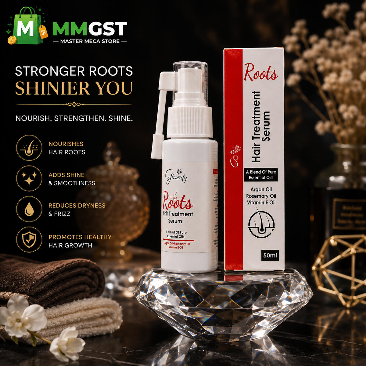 Glowrify Roots Hair Treatment Serum