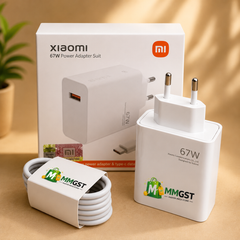 Xiaomi 67W Mini Fast Charging Power Adapter with Type-A Port & Charging Cable