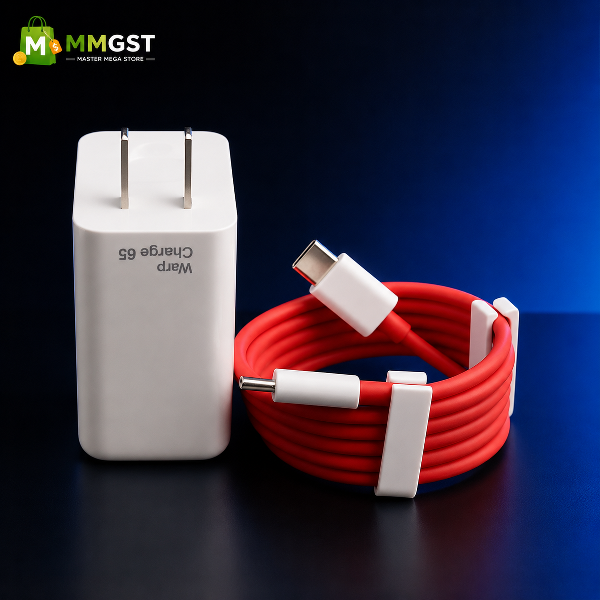 OnePlus Charger 65W 0Super Vooc Adapter + Cable PD Warp Charger for all One Plus Model type c